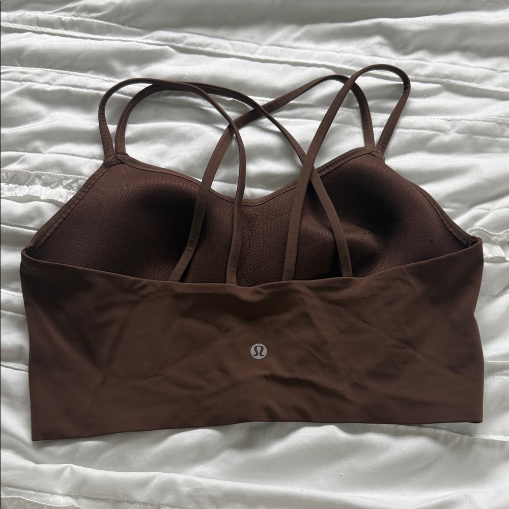 lululemon athletica like a cloud sports bra java